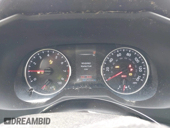 2020 Toyota RAV4 LE with VIN 2T3H1RFV0LC072860, listed as a IAAI auction lot 41784606 with 129,532 mi miles. Bid and sale history available at carsss.com. Image 7.