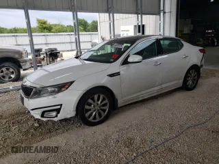 2015 Kia Optima EX with VIN 5XXGN4A75FG452374, listed as a Copart auction lot 59928725 with 162,831 mi miles and Salvage title. Bid and sale history available at DreamBid. Image 1.
