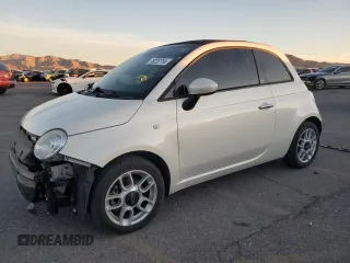 2015 FIAT 500 Pop with VIN 3C3CFFDR5FT755832, listed as a Copart auction lot 78222714 with 60,334 mi miles and Salvage title. Bid and sale history available at DreamBid. Image 1.