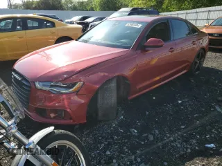 2015 Audi A6 with VIN WAUHMBFC1FN027544, listed as a Copart auction lot 53960404 with 104,428 mi miles and Salvage title. Bid and sale history available at DreamBid. Image 1.