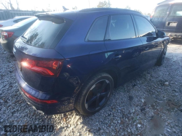 2019 Audi SQ5 Premium Plus with VIN WA1B4AFY3K2007154, listed as a Copart auction lot 82183923 with 76,753 mi miles and . Bid and sale history available at DreamBid. Image 3.