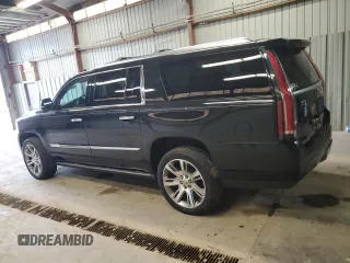 2015 Cadillac Escalade ESV Premium with VIN 1GYS4TKJ4FR631854, listed as a Copart auction lot 50346025 with 128,406 mi miles and Salvage title. Bid and sale history available at DreamBid. Image 2.
