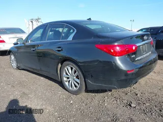 2014 Infiniti Q50 Sport with VIN JN1BV7AR4EM695845, listed as a IAAI auction lot 42147456 with 152,473 mi miles and . Bid and sale history available at DreamBid. Image 3.