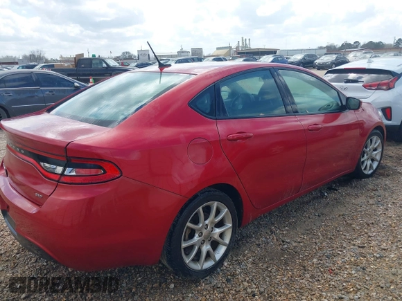 2013 Dodge Dart SXT with VIN 1C3CDFBA1DD155511, listed as a IAAI auction lot 41716393 with 77,622 mi miles. Bid and sale history available at carsss.com. Image 4.