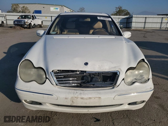 2002 Mercedes-Benz C 230/260/280/320 with VIN WDBRF64J42F196373, listed as a Copart auction lot 88166025 with 147,986 mi miles and Salvage Title. Bid and sale history available at DreamBid. Image 5.
