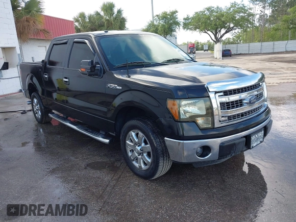 2013 Ford F-150 XL with VIN 1FTFW1CF6DFA72175, listed as a IAAI auction lot 41897034 with 161,376 mi miles. Bid and sale history available at carsss.com. Image 1.