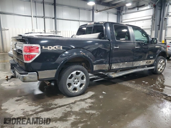 2012 Ford F-150 XL with VIN 1FTFW1ET8CFA13985, listed as a Copart auction lot 52502015 with 294,118 mi miles and Salvage Title. Bid and sale history available at DreamBid. Image 3.