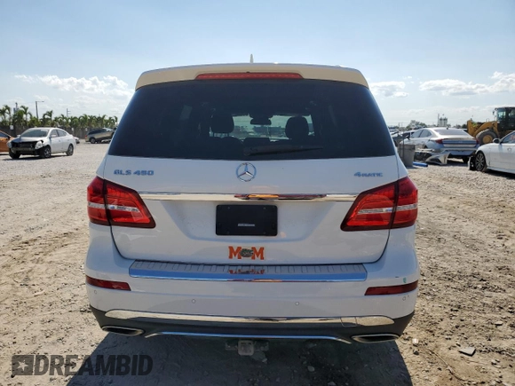 2019 Mercedes-Benz GLS 450 with VIN 4JGDF6EE8KB227057, listed as a Copart auction lot 56488054 with 57,254 mi miles and . Bid and sale history available at DreamBid. Image 6.