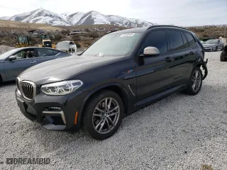 2021 BMW X3 M40i with VIN 5UXTY9C03M9D87944, listed as a Copart auction lot 48182645 with 18,353 mi miles and Salvage Title. Bid and sale history available at carsss.com. Image 1.