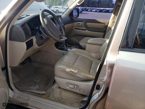 2005 Toyota Land Cruiser with VIN JTEHT05J252070540, listed as a Copart auction lot 87591475 with 291,840 mi miles and Salvage Title. Bid and sale history available at carsss.com. Image 7.