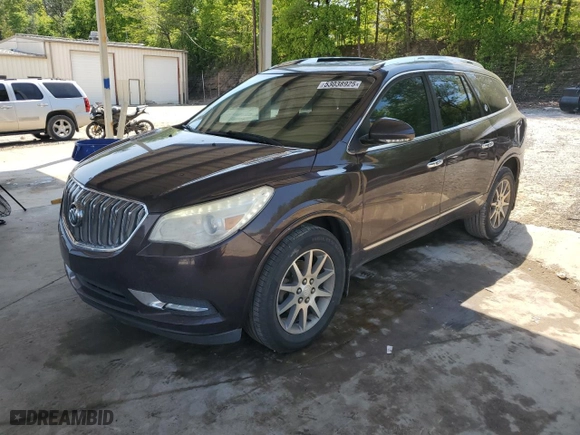 2015 Buick Enclave Leather with VIN 5GAKRBKD9FJ340911, listed as a Copart auction lot 53038925 with 205,641 mi miles and Salvage Title. Bid and sale history available at carsss.com. Image 1.
