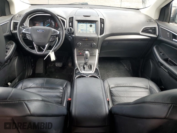 2017 Ford Edge SEL with VIN 2FMPK3J96HBC27416, listed as a Copart auction lot 45054095 with 92,509 mi miles and Salvage Title. Bid and sale history available at carsss.com. Image 8.
