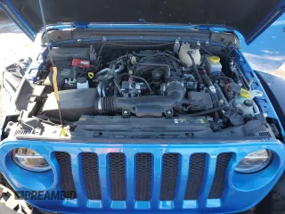2022 Jeep Wrangler Unlimited Sport S with VIN 1C4HJXDG0NW203829, listed as a Copart auction lot 47921245 with 17,967 mi miles and Salvage Title. Bid and sale history available at DreamBid. Image 12.