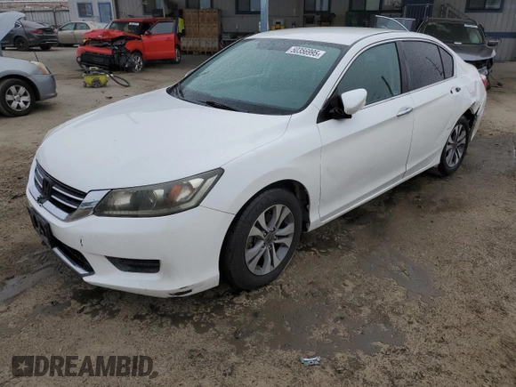 2015 Honda Accord Sedan LX with VIN 1HGCR2F38FA112582, listed as a Copart auction lot 50356995 with 125,701 mi miles and Salvage Title. Bid and sale history available at carsss.com. Image 1.