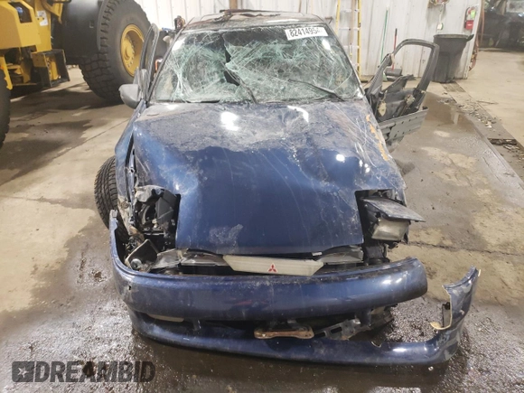 1991 Mitsubishi Eclipse with VIN 4A3CS54U5ME034104, listed as a Copart auction lot 82414954 with 474,141 mi miles and Salvage Title. Bid and sale history available at DreamBid. Image 5.