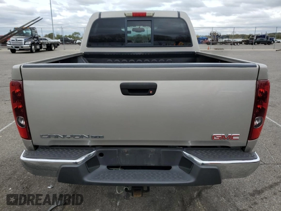 2008 GMC Canyon SLE2 with VIN 1GTDT43E188217884, listed as a Copart auction lot 75870544 with 105,609 mi miles and Salvage Title. Bid and sale history available at carsss.com. Image 6.