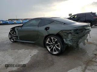 2021 Lexus LC with VIN JTHAP5AY5MA101289, listed as a Copart auction lot 47383855 with 23,260 mi miles and Salvage Title. Bid and sale history available at carsss.com. Image 2.
