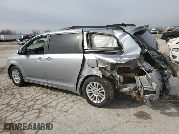 2012 Toyota Sienna XLE AAS with VIN 5TDYK3DC7CS235676, listed as a Copart auction lot 47812035 with 274,896 mi miles and Salvage Title. Bid and sale history available at carsss.com. Image 2.