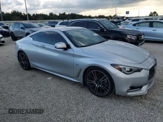 2018 Infiniti Q60 Sport with VIN JN1EV7EK8JM343131, listed as a Copart auction lot 74002454 with Not Provided miles and Salvage Title. Bid and sale history available at DreamBid. Image 4.