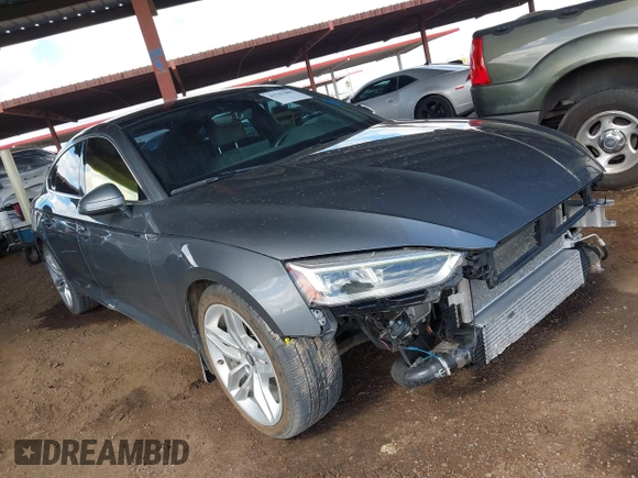 2019 Audi A5 Sportback Premium with VIN WAUANCF51KA060972, listed as a IAAI auction lot 41783485 with 98,456 mi miles. Bid and sale history available at carsss.com. Image 18.
