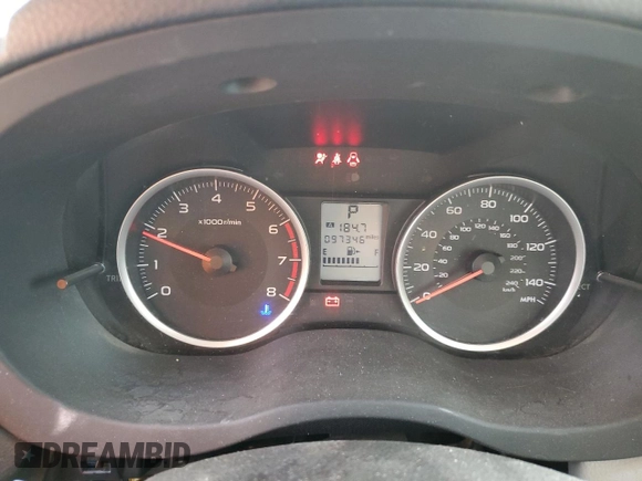 2017 Subaru Forester Premium with VIN JF2SJAEC3HH808193, listed as a Copart auction lot 87382424 with 97,346 mi miles and Salvage Title. Bid and sale history available at DreamBid. Image 9.