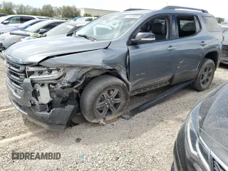 2021 GMC Acadia AT4 z VIN 1GKKNLLS7MZ223845, wystawiony jako Copart lot #54059345 z przebiegiem 49 348 mil mil oraz Szkoda całkowita • Salvage title. Historia ofert i sprzedaży dostępna na DreamBid. Obrazek 1.