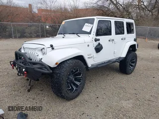 2017 Jeep Wrangler Unlimited Sahara with VIN 1C4BJWEG4HL752776, listed as a IAAI auction lot 41834737 with 110,791 mi miles. Bid and sale history available at carsss.com. Image 2.