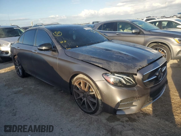 2019 Mercedes-Benz E-Class AMG E 53 with VIN WDDZF6BB9KA573568, listed as a Copart auction lot 77617994 with 0 mi miles and Non Repairable. Bid and sale history available at carsss.com. Image 4.