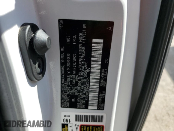 2021 Toyota Sienna Limited with VIN 5TDERKEC8MS007565, listed as a Copart auction lot 45292615 with 36,993 mi miles and Salvage Title. Bid and sale history available at carsss.com. Image 13.