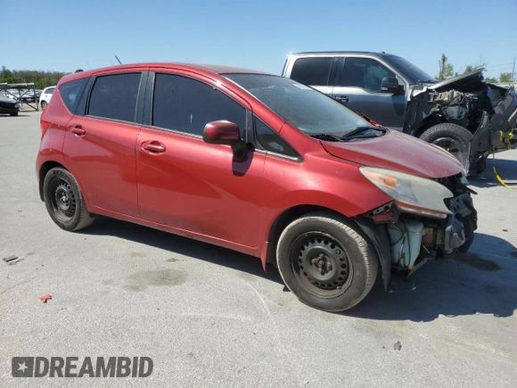 2014 Nissan Note S with VIN 3N1CE2CP4EL380637, listed as a Copart auction lot 49869185 with 139,269 mi miles and Salvage Title. Bid and sale history available at DreamBid. Image 4.