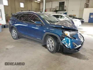 2020 GMC Terrain SLT z VIN 3GKALVEX3LL110308, wystawiony jako Copart lot #61995905 z przebiegiem 57 693 mil mil oraz Szkoda całkowita • Salvage title. Historia ofert i sprzedaży dostępna na DreamBid. Obrazek 4.