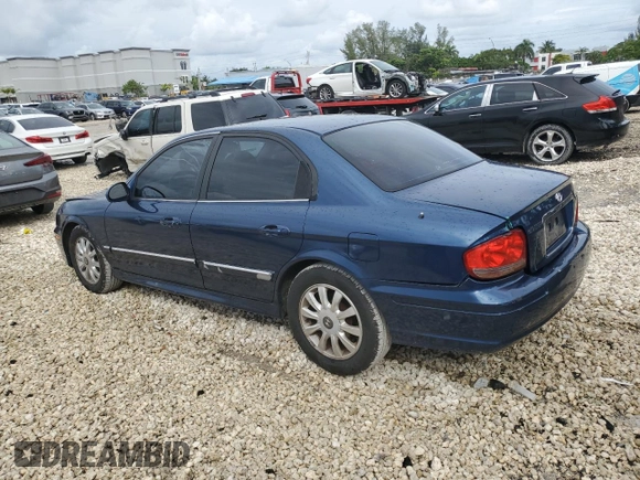 2004 Hyundai Sonata GLS with VIN KMHWF35H74A968455, listed as a Copart auction lot 78047664 with 151,930 mi miles and Salvage Title. Bid and sale history available at carsss.com. Image 2.