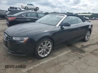 2014 Audi A5 Premium Plus with VIN WAULFAFH2EN015556, listed as a Copart auction lot 59509935 with 131,608 mi miles and Salvage title. Bid and sale history available at DreamBid. Image 1.
