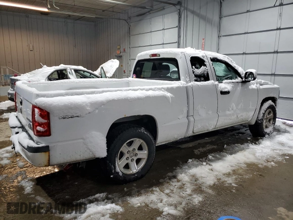 2011 Ram Dakota Bighorn/Lonestar with VIN 1D7RW3BK0BS638560, listed as a Copart auction lot 83523944 with 128,215 mi miles and Salvage Title. Bid and sale history available at carsss.com. Image 3.