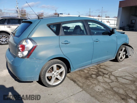 2009 Pontiac Vibe w/1SB with VIN 5Y2SP67059Z421718, listed as a Copart auction lot 79899124 with 190,046 mi miles and Salvage Title. Bid and sale history available at carsss.com. Image 3.