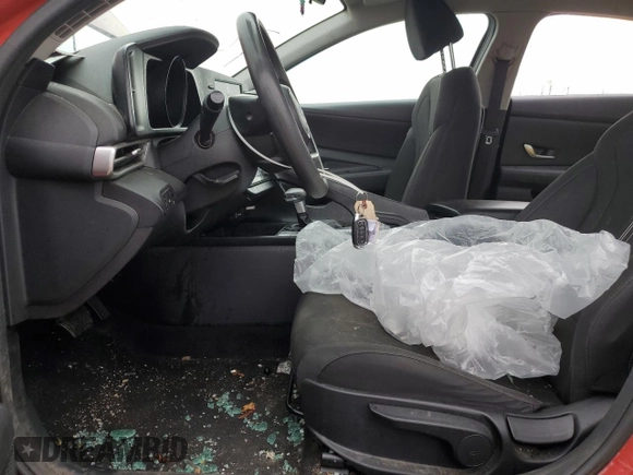 2023 Hyundai Elantra SEL with VIN 5NPLM4AG4PH088858, listed as a Copart auction lot 51628855 with 140,605 mi miles and Salvage Title. Bid and sale history available at DreamBid. Image 7.