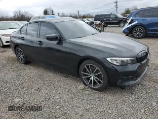 2019 BMW 3 Series 330i xDrive with VIN WBA5R7C59KFH30291, listed as a Copart auction lot 47640295 with 73,665 mi miles and Salvage Title. Bid and sale history available at carsss.com. Image 4.