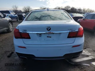 2015 BMW 7 Series 740Li xDrive with VIN WBAYF4C58FGS99427, listed as a Copart auction lot 84991474 with 83,008 mi miles and Salvage Title. Bid and sale history available at carsss.com. Image 6.
