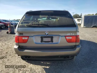 2005 BMW X5 4.4i with VIN 5UXFB53565LV15453, listed as a Copart auction lot 75830774 with 148,211 mi miles and Salvage Title. Bid and sale history available at carsss.com. Image 6.