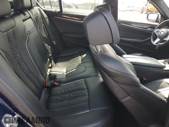 2019 BMW 5 Series M550i xDrive with VIN WBAJB9C51KB464722, listed as a Copart auction lot 53575135 with 70,187 mi miles and Salvage title. Bid and sale history available at DreamBid. Image 10.