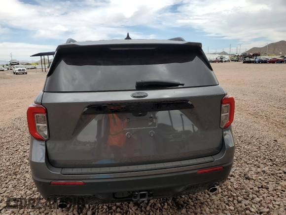 2023 Ford Explorer ST-Line with VIN 1FMSK7KHXPGA98224, listed as a Copart auction lot 52722685 with 32,773 mi miles and Salvage Title. Bid and sale history available at carsss.com. Image 6.