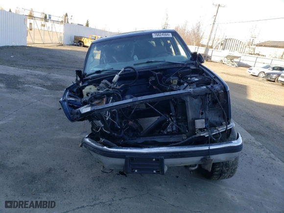 1999 Chevrolet Tahoe Z71 with VIN 1GNEK13R5XJ525230, listed as a Copart auction lot 76624504 with 204,489 mi miles and Salvage Title. Bid and sale history available at carsss.com. Image 5.
