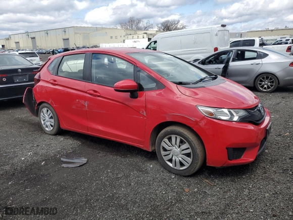2016 Honda Fit LX with VIN JHMGK5H53GS000318, listed as a Copart auction lot 52281735 with 0 mi miles and Salvage Title. Bid and sale history available at carsss.com. Image 4.
