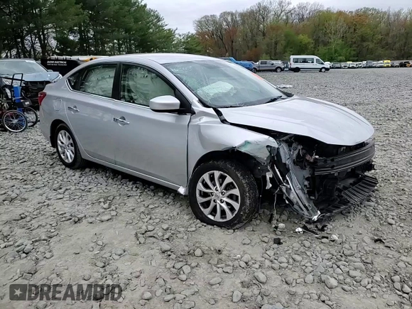 2019 Nissan Sentra SV with VIN 3N1AB7AP1KY400048, listed as a Copart auction lot 53985405 with 49,447 mi miles and Salvage Title. Bid and sale history available at DreamBid. Image 14.