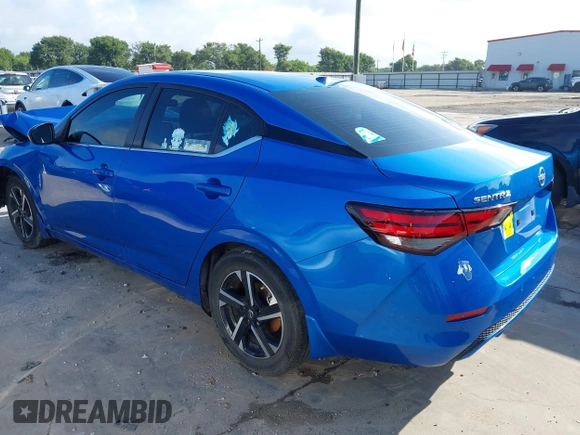 2024 Nissan Sentra SV with VIN 3N1AB8CV4RY272268, listed as a IAAI auction lot 42604720 with 26,422 mi miles and . Bid and sale history available at DreamBid. Image 3.