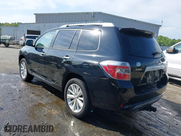 2009 Toyota Highlander Hybrid Limited with VIN JTEEW44AX92032627, listed as a IAAI auction lot 42029226 with 255,012 mi miles. Bid and sale history available at carsss.com. Image 3.