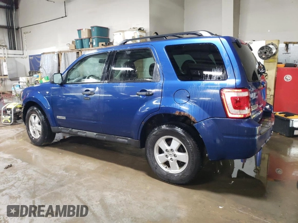2008 Ford Escape XLT с VIN 1FMCU03108KB46450, выставлен на аукционе Copart как лот 52504505 с пробегом 270 039 миль миль и Списание • Salvage title. История ставок и продаж доступна на DreamBid. Изображение 2.