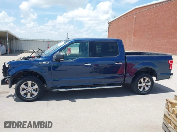2019 Ford F-150 XL with VIN 1FTEW1C47KKE35050, listed as a IAAI auction lot 42684676 with 123,217 mi miles and . Bid and sale history available at DreamBid. Image 15.