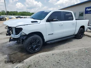 2021 Ram 1500 Big Horn with VIN 1C6SRFFT4MN585412, listed as a Copart auction lot 59391405 with 68,878 mi miles and Salvage title. Bid and sale history available at DreamBid. Image 1.