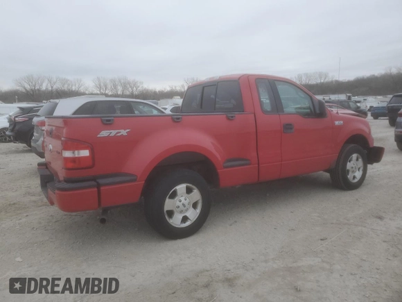 2006 Ford F-150 STX with VIN 1FTRF02W06KB73506, listed as a Copart auction lot 86136594 with 0 mi miles and Salvage Title. Bid and sale history available at carsss.com. Image 3.